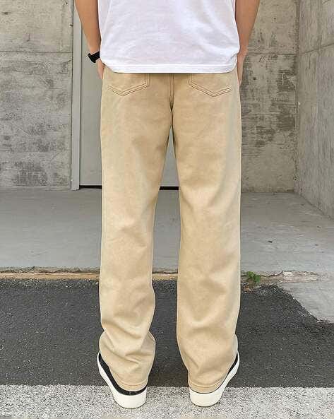 Men’s Off-brown Relaxed Fit Jeans