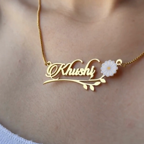 Custom Name Necklace – Personalized Nickname Jewelry