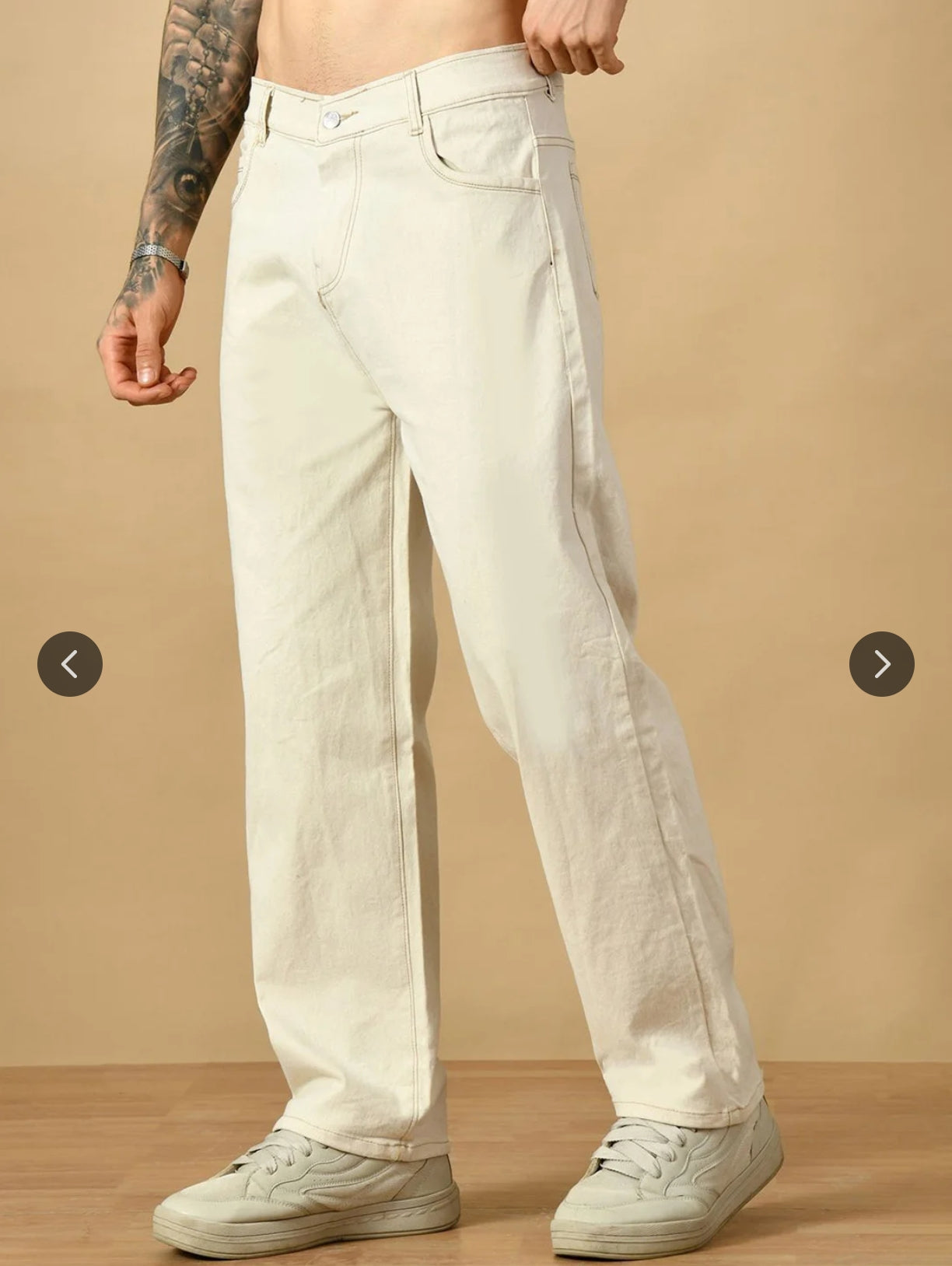 Men’s Off-White Straight Fit Jeans👖