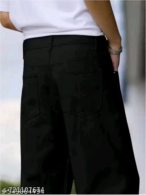 Urban Trade Black Relaxed Fit Trouser