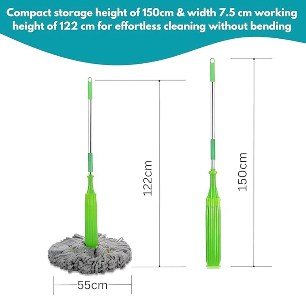 Easy Squeeze Twist Mop for Floor Cleaning 🧹🏠