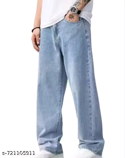 Urban Trade Light Blue Baggy Denim