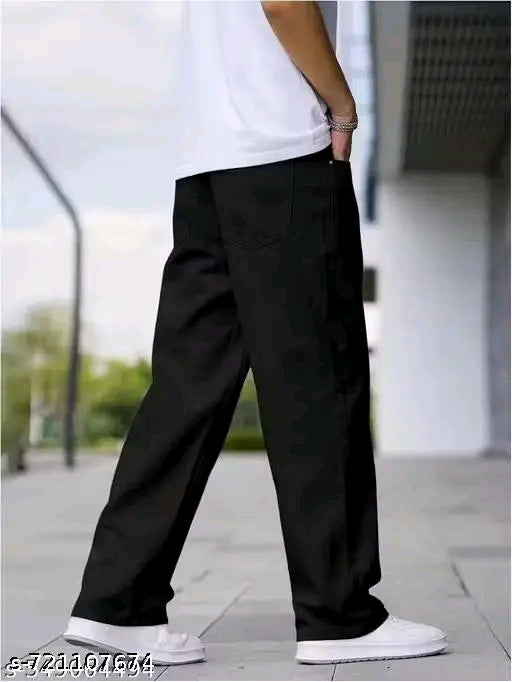 Urban Trade Black Relaxed Fit Trouser