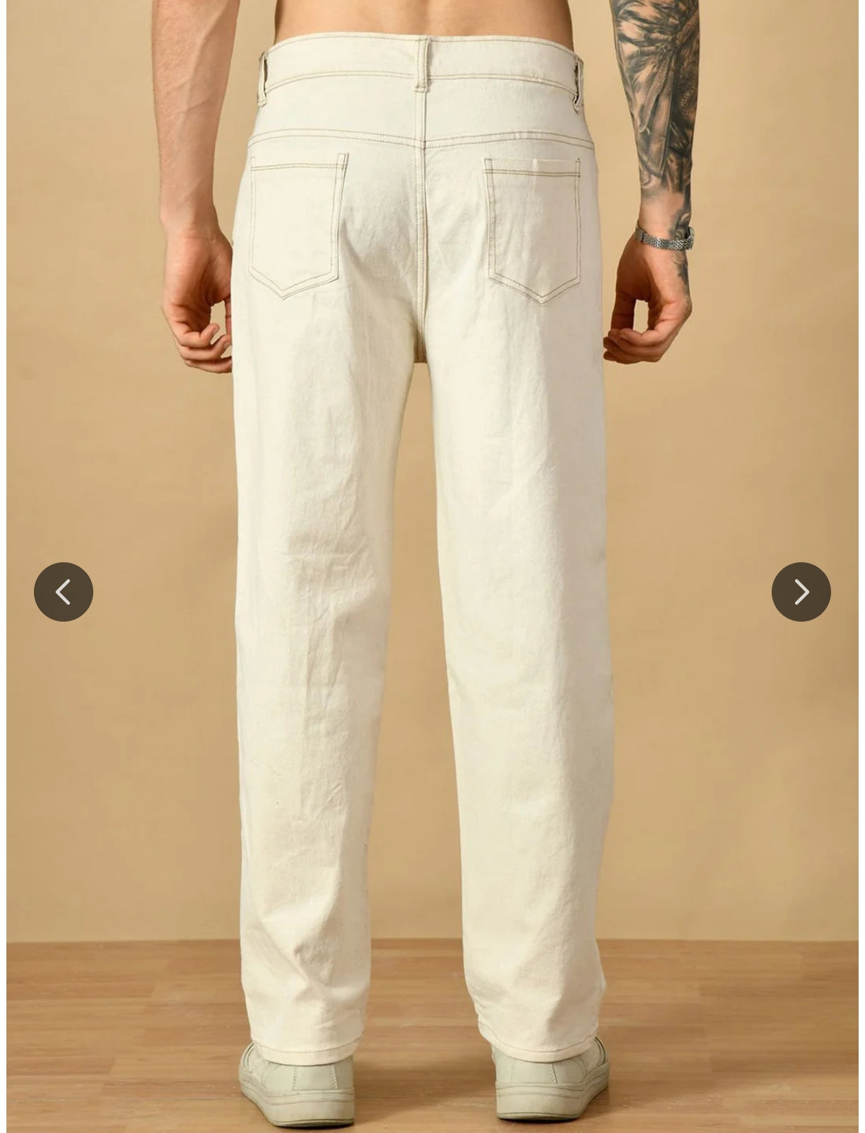 Men’s Off-White Straight Fit Jeans👖