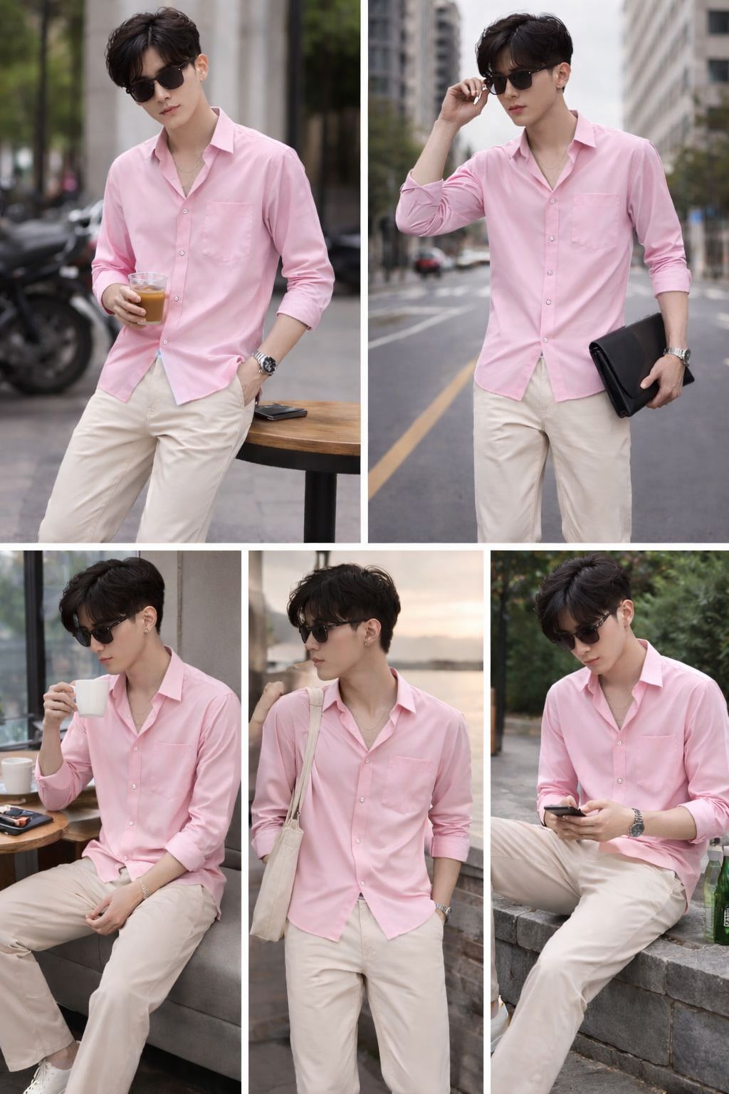 Urban Trade Classic Baby Pink Shirt 🌸🩷